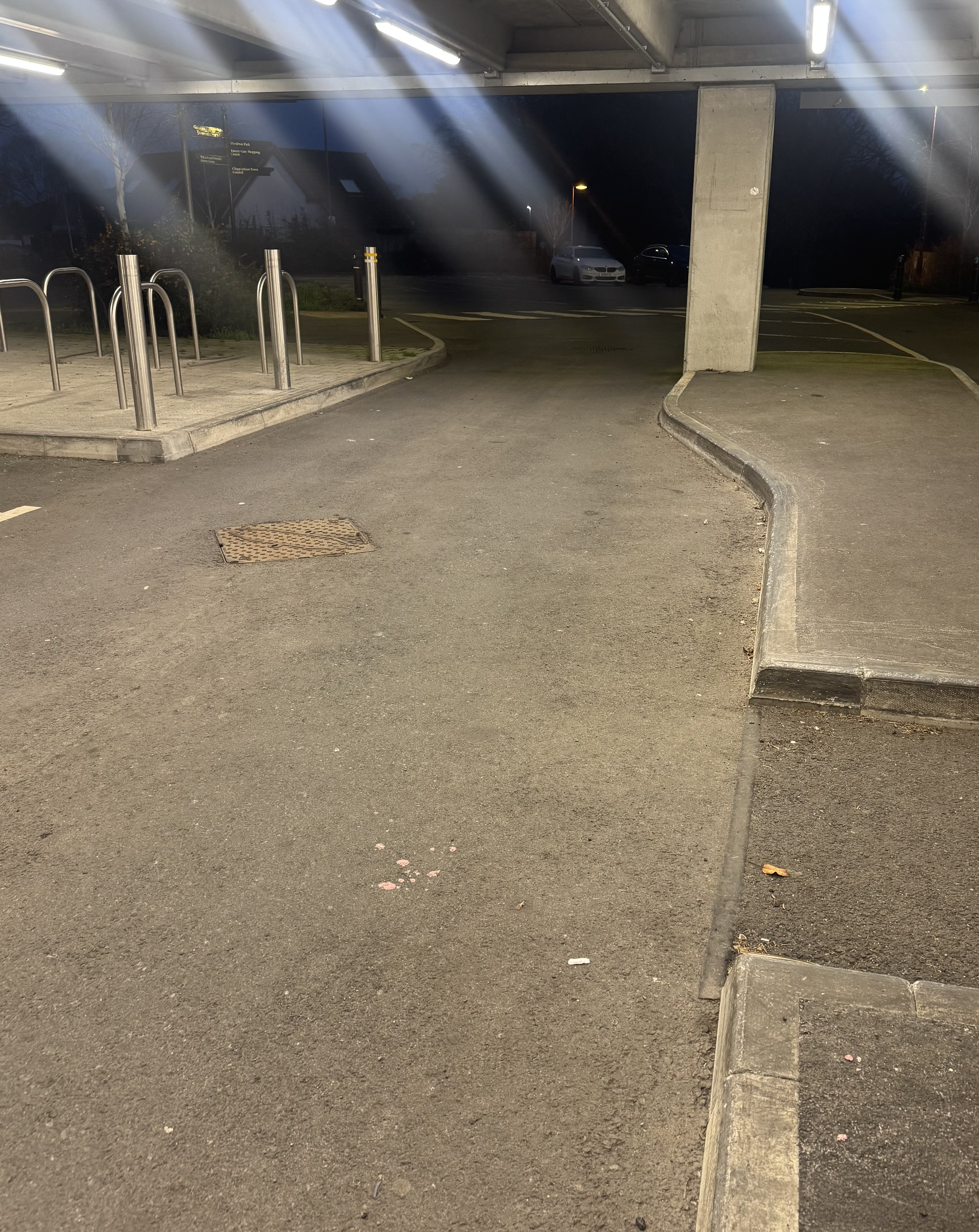 Olympiad car park (curbs and manny pad)